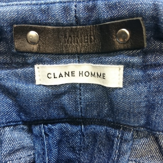 STUDIOUS(ステュディオス)の【5/5まで】CLANE HOMME ベルテッドデニムパンツ サイズ2 メンズのパンツ(スラックス)の商品写真