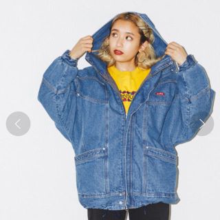 エックスガール(X-girl)のbig denim jacket 🥀うさぴょん様専用(Gジャン/デニムジャケット)