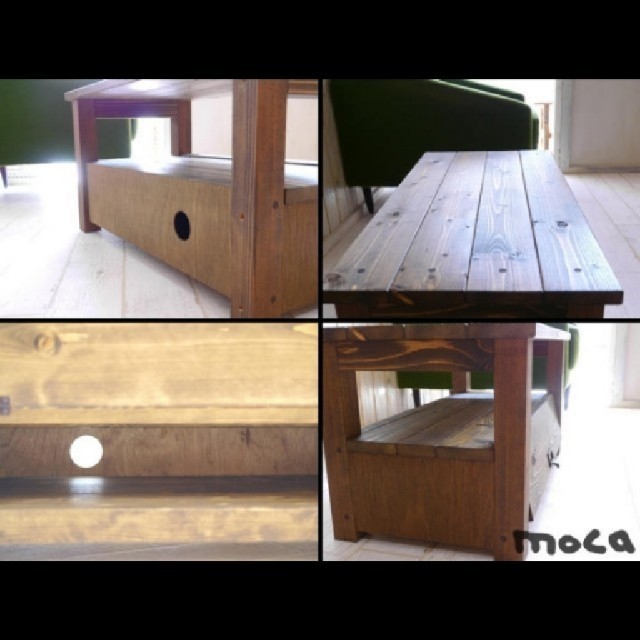 TVラック　アンティーク風　（70B）moca ハンドメイドのインテリア/家具(家具)の商品写真