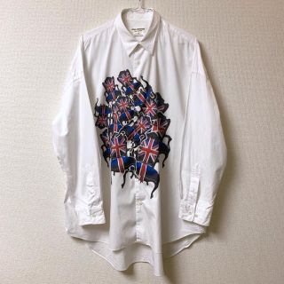 コムデギャルソン(COMME des GARCONS)の美品 2017aw コムデギャルソン ジュンヤワタナベ ビッグシャツ ワンピース(シャツ/ブラウス(長袖/七分))