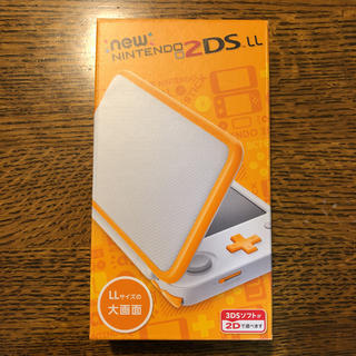 ニンテンドー2DS(ニンテンドー2DS)の新品 ニンテンドー New2DSLL 本体 オレンジ ホワイト(携帯用ゲーム機本体)