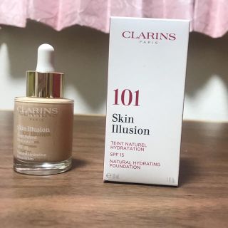 クラランス(CLARINS)のクラランス スキンイリュージョンファンデーション 101(ファンデーション)