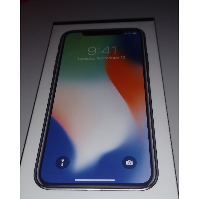 iphone X　64GB シルバー　新品未開封