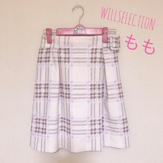 ウィルセレクション(WILLSELECTION)のウィルセレクション❤︎チェックスカート(ひざ丈スカート)