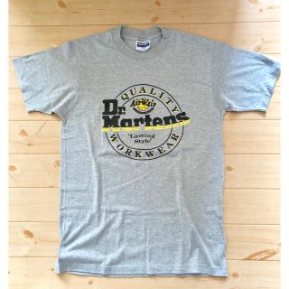 ドクターマーチン(Dr.Martens)の★ドクターマーチンロゴ入りTシャツ グレー Mサイズ 中古品★(Tシャツ(半袖/袖なし))