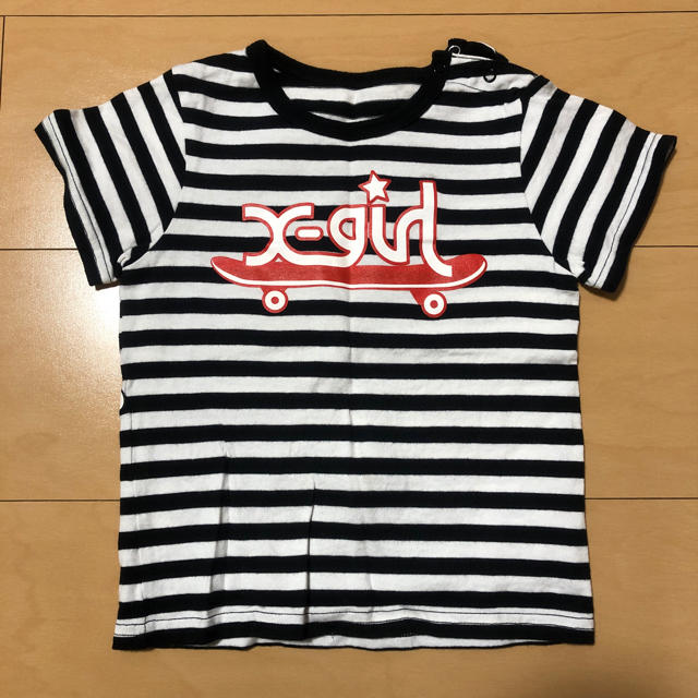 X-girl(エックスガール)のx-girl ミッキーコラボＴ 90cm キッズ/ベビー/マタニティのキッズ服男の子用(90cm~)(Tシャツ/カットソー)の商品写真