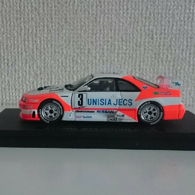 売約済/UNISIA JECS SKYLINE ミニカー　と　スープラ エンタメ/ホビーのおもちゃ/ぬいぐるみ(ミニカー)の商品写真