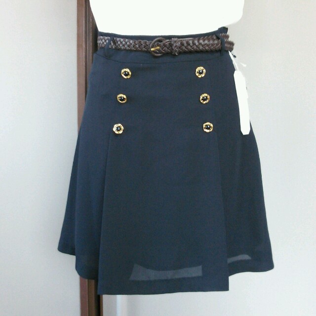 PRIME PATTERN(プライムパターン)のダブル釦スカート レディースのスカート(ミニスカート)の商品写真
