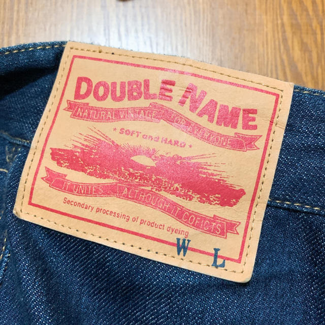 DOUBLE NAME(ダブルネーム)のDOUBLE NAME ビッグポケットデニムサルエルパンツ レディースのパンツ(デニム/ジーンズ)の商品写真