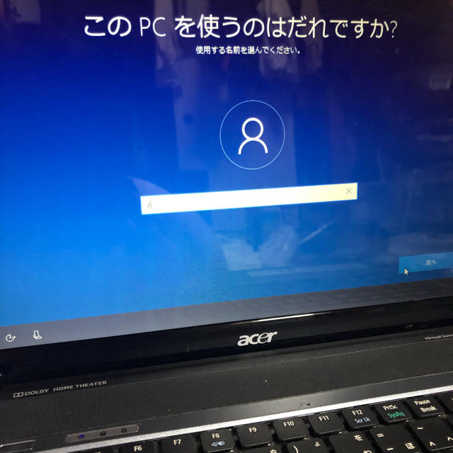 ノートパソコン Acer Aspire 5740-15