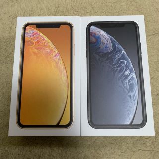 アップル(Apple)のiPhoneXR 64GB  2台 SIMフリー(スマートフォン本体)