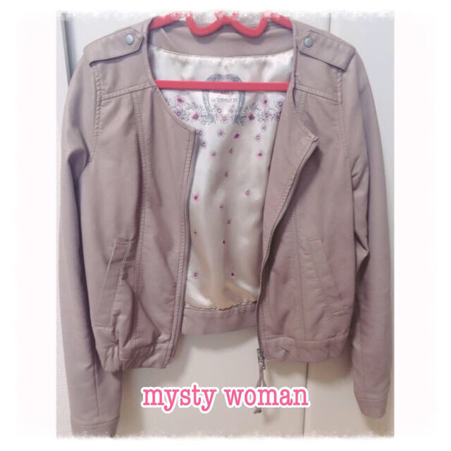 mysty woman(ミスティウーマン)の❁ライダーズジャケット❁フェイクレザー レディースのジャケット/アウター(ライダースジャケット)の商品写真