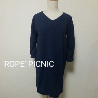 ロペピクニック(Rope' Picnic)のROPE' PICNIC 七分丈ワンピース(ミニワンピース)