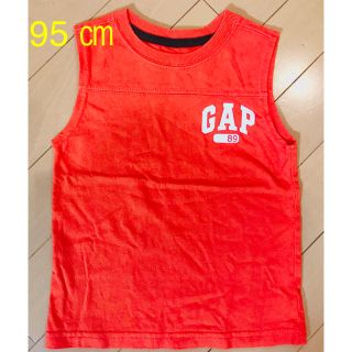 ベビーギャップ(babyGAP)のbaby GAP ９５㎝ オレンジ ノースリーブTシャツ(Tシャツ/カットソー)