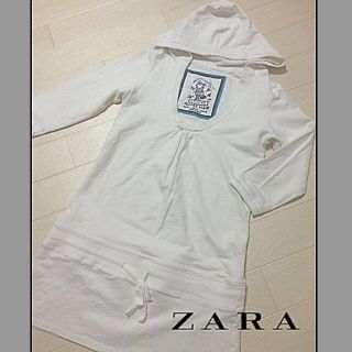 ザラ(ZARA)のスウェットワンピ7分丈＊ZARA(ミニワンピース)