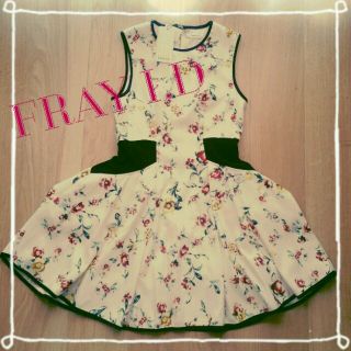 フレイアイディー(FRAY I.D)のサエコ着♡FRAY I.D♡花柄ワンピ(ミニワンピース)