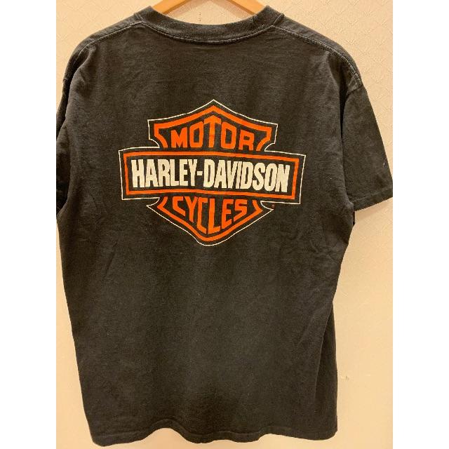 Harley Davidson(ハーレーダビッドソン)のHaley davidson 92年製 tee tシャツ r-19 メンズのトップス(Tシャツ/カットソー(半袖/袖なし))の商品写真