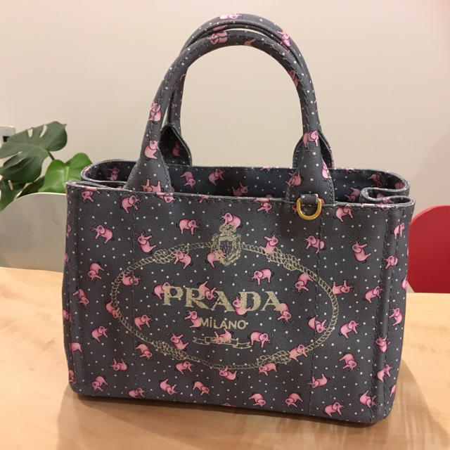 ★最終価格★PRADA プラダ カナパS バッグ 象 エレファント ゾウ