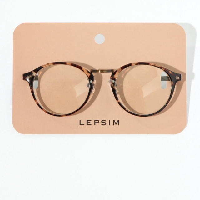 LEPSIM(レプシィム)のレプシィム  ダテメガネ レディースのファッション小物(サングラス/メガネ)の商品写真