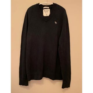 アバクロンビーアンドフィッチ(Abercrombie&Fitch)のAbercrombie & Fitch コットンカシミヤ Vネックニット M 紺(ニット/セーター)