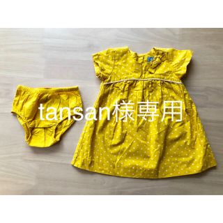 ベビーギャップ(babyGAP)のbabyGap ドット柄ワンピース サイズ90(ワンピース)