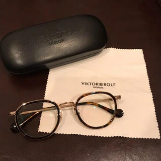 ヴィクターアンドロルフ(VIKTOR&ROLF)のVICTOR&ROLFべっ甲メガネ 正規品(サングラス/メガネ)