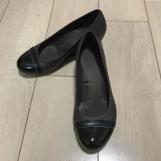 クロックス(crocs)のcrocs 試着のみ、ウエッジソール、ブラウン×ブラック、サイズ5 22cm(ハイヒール/パンプス)