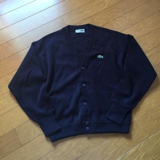 ラコステ(LACOSTE)のラコステ 紺 カーディガン(カーディガン)