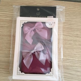 メゾンドフルール(Maison de FLEUR)の🎀新作メゾンドフルールiPhone7.8ケース レッド(iPhoneケース)