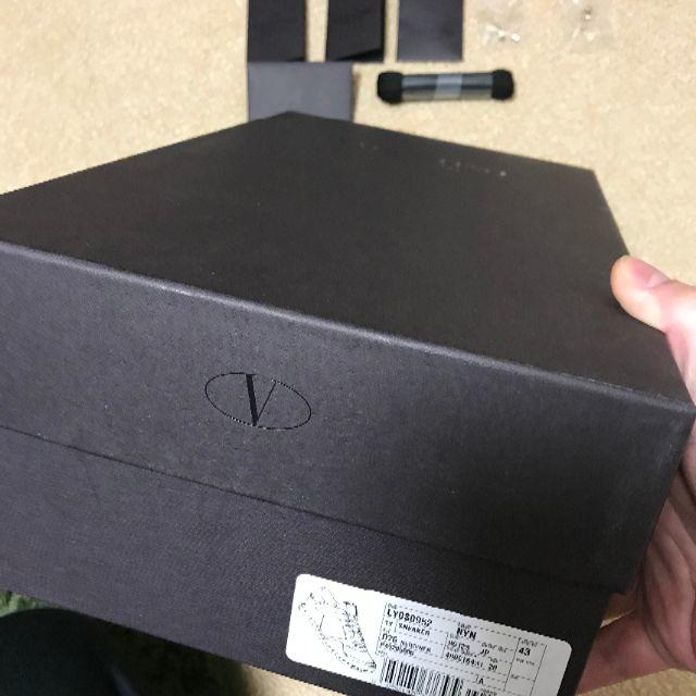 VALENTINO スニーカー 黒 IT43　US10　JP28cm メンズの靴/シューズ(スニーカー)の商品写真