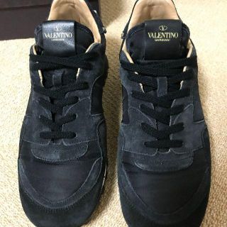 VALENTINO スニーカー 黒 IT43　US10　JP28cm(スニーカー)