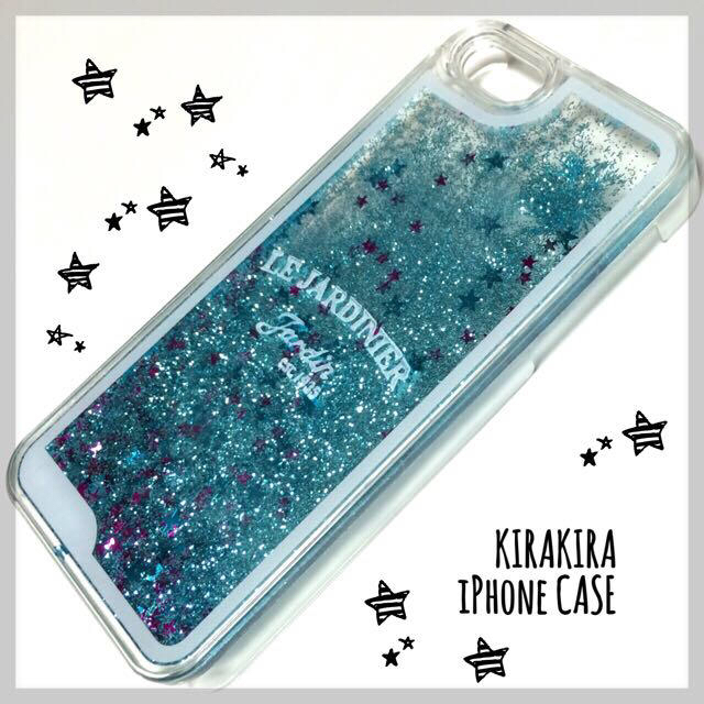 流れ星キラキラ♡アクアiPhoneケース スマホ/家電/カメラのスマホアクセサリー(モバイルケース/カバー)の商品写真