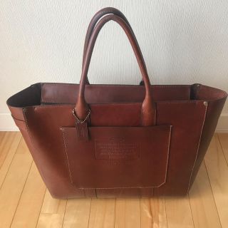 コーチ(COACH)の【美品】COACH メンズ レザー トートバッグ(トートバッグ)