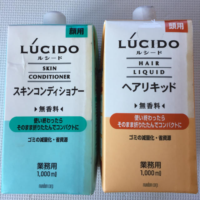 LUCIDO-L(ルシードエル)のルシードスキンコンディショナー&ヘアリキッド 1000ml 業務用！！未開封！ コスメ/美容のスキンケア/基礎化粧品(化粧水/ローション)の商品写真