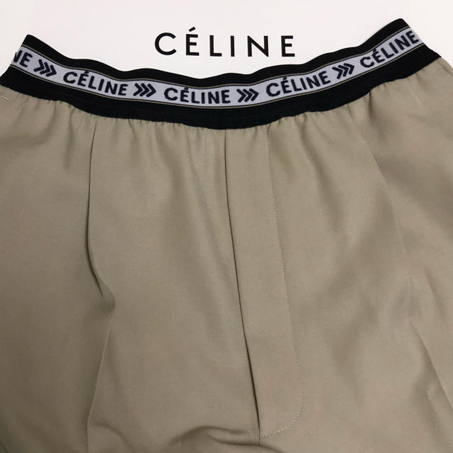 celine(セリーヌ)のceline セリーヌ ロゴ パンツ 新品未使用 即完売 超レア フィービー レディースのパンツ(その他)の商品写真