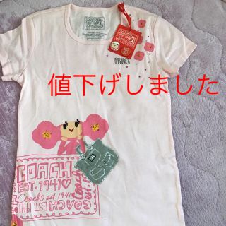 コーチ(COACH)の未使用タグ付き COACHポピーちゃんTシャツ(Tシャツ(半袖/袖なし))