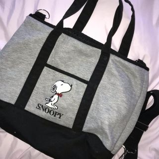 スヌーピー(SNOOPY)のしまむら スヌーピー ショルダーバッグ(トートバッグ)