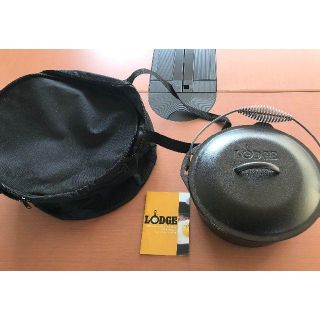 ロッジ(Lodge)のロッジ ダッジオーブン 10 1/4インチ　おまけ付(調理器具)