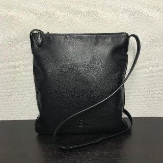 ロエベ(LOEWE)のロエベ　ショルダーバッグ　黒　レザー　美品☆(ショルダーバッグ)