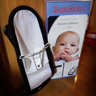 ベビービョルン(BABYBJORN)のベビービョルン　ホワイトメッシュ　中古(その他)