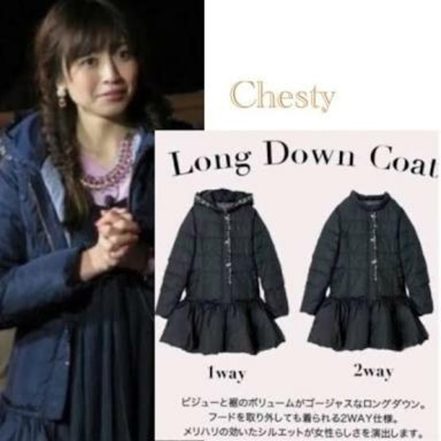 Chesty(チェスティ)のチェスティ ロングダウンコート レディースのジャケット/アウター(ダウンコート)の商品写真