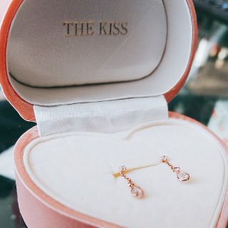 ザキッス(THE KISS)のTHE KISS ピアス ピンクゴールド K10(ピアス)