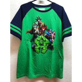 マーベル(MARVEL)のマーベル・コミック アベンジャーズ ベースボール Tシャツ(Tシャツ/カットソー(半袖/袖なし))