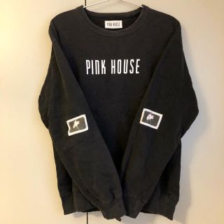 ピンクハウス(PINK HOUSE)のanco様専用 PINK HOUSE 古着 スウェット 黒 (トレーナー/スウェット)