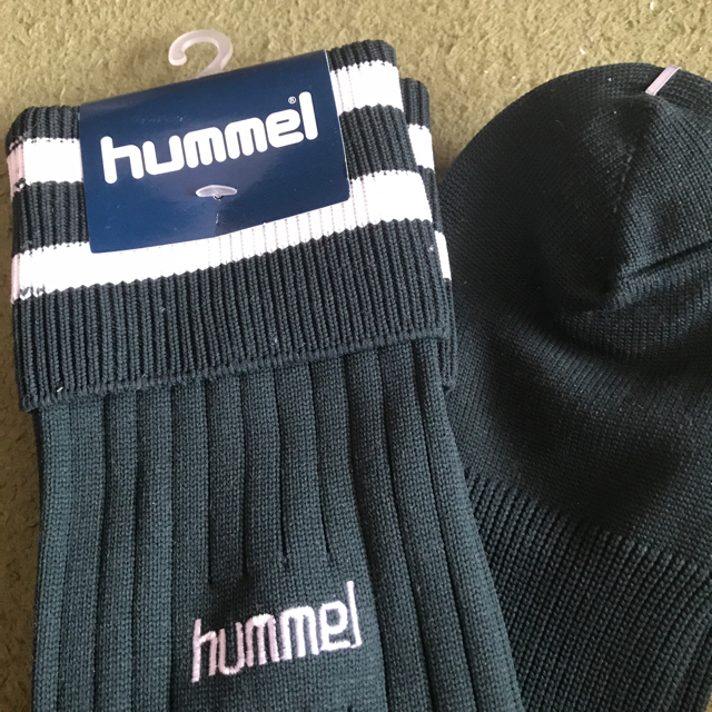 hummel(ヒュンメル)の値下げ！ラグビー・フットボールソックス ストッキング 2足組 スポーツ/アウトドアのサッカー/フットサル(その他)の商品写真