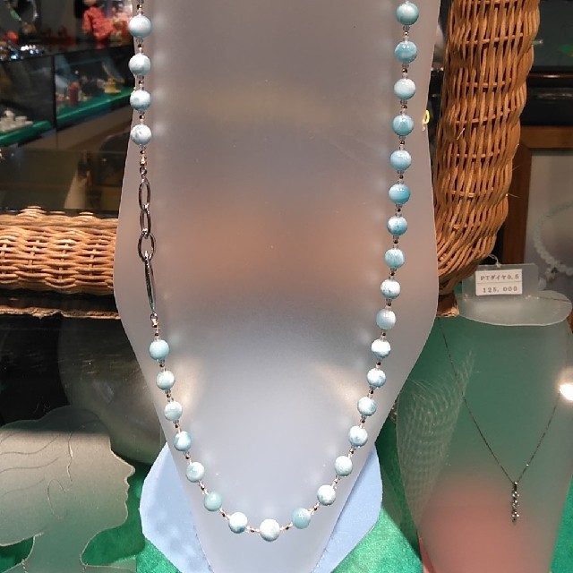 新品 ラリマー ネックレス