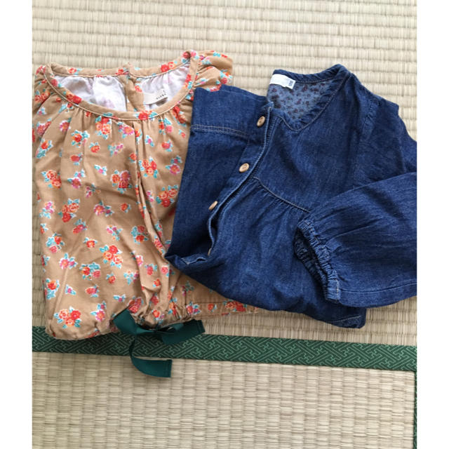 GLOBAL WORK(グローバルワーク)の女の子ワンピース グローバル 2枚セット キッズ/ベビー/マタニティのキッズ服女の子用(90cm~)(ワンピース)の商品写真