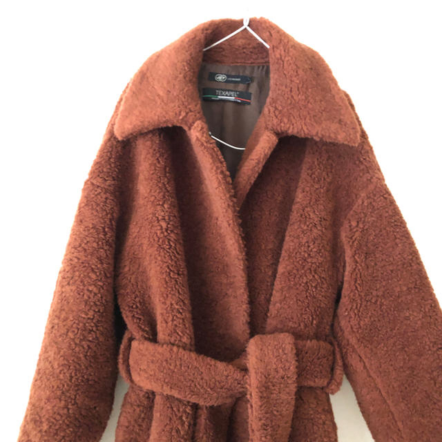UNTITLED(アンタイトル)のHappy shopping様専用 テディベア ボア コート  untitled レディースのジャケット/アウター(ロングコート)の商品写真