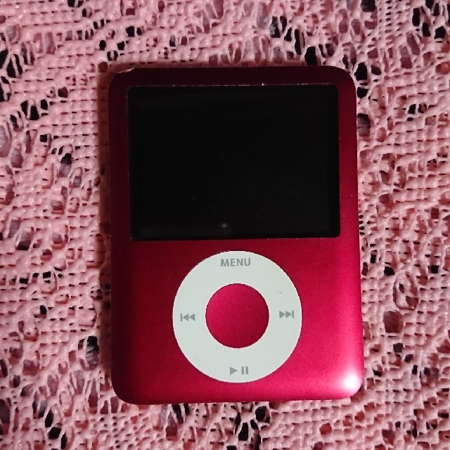 Apple(アップル)のiPod  nano  PRODUT  限定カラー RED  ★8GB スマホ/家電/カメラのオーディオ機器(ポータブルプレーヤー)の商品写真