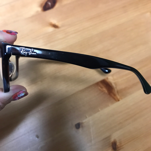 Ray-Ban(レイバン)の正規品 美品 レイバン 伊達眼鏡 伊達メガネ メンズのファッション小物(サングラス/メガネ)の商品写真